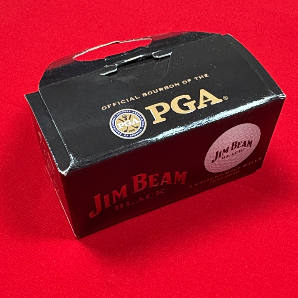 Srixon Jim Beam black 2 golf ball pack. New in case.